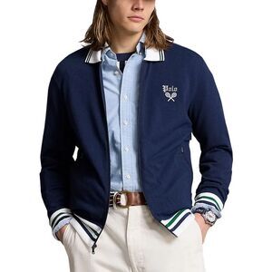 Polo Ralph Lauren Mens Cotton Full Zip Jacket XXL Newport Navy Multi - NWT $198
